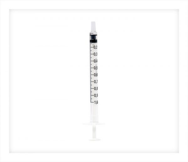 A 1 millilitre Syringe