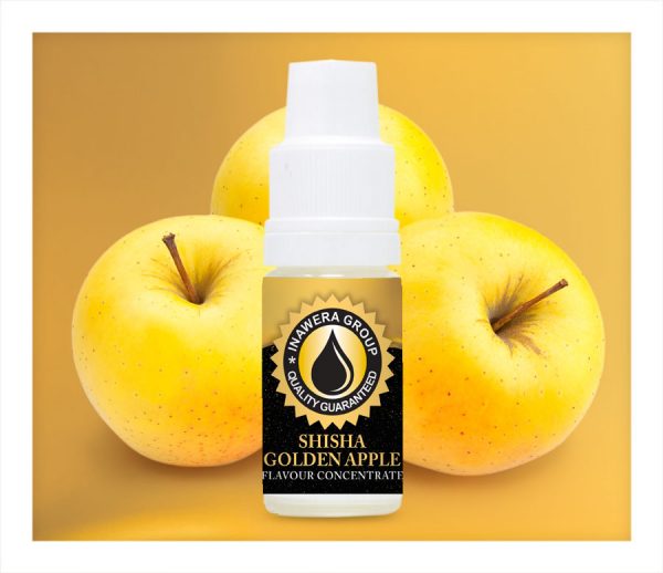Inawera Shisha Golden Apple Flavour Concentrate 10ml bottle
