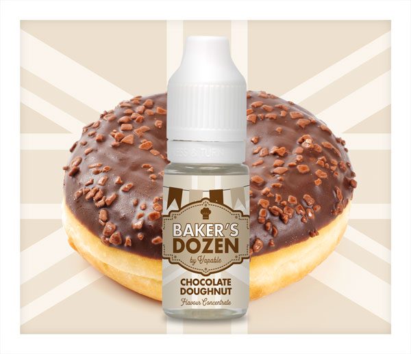 Bakers Dozen Chocolate Doughnut Flavour Concentrate 10ml bottle