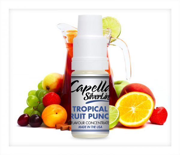Capella Silverline Tropical Fruit Punch Flavour Concentrate 10ml bottle