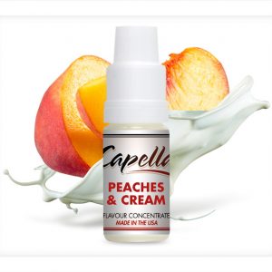 Capella Peaches and Cream Flavour Concentrate 10ml bottle