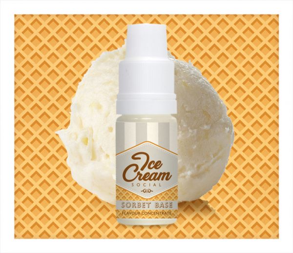 Ice Cream Social Sorbet Base Flavour Concentrate 10ml bottle