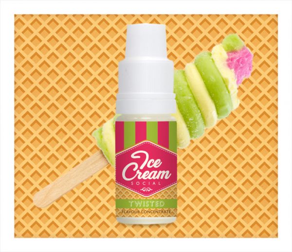 Ice Cream Social Twisted Flavour Concentrate 10ml bottle