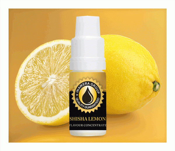 Inawera Shisha Lemon Flavour Concentrate 10ml bottle