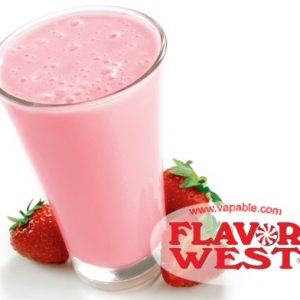 Flavor West Strawberry Milkshake Flavour Concentrate
