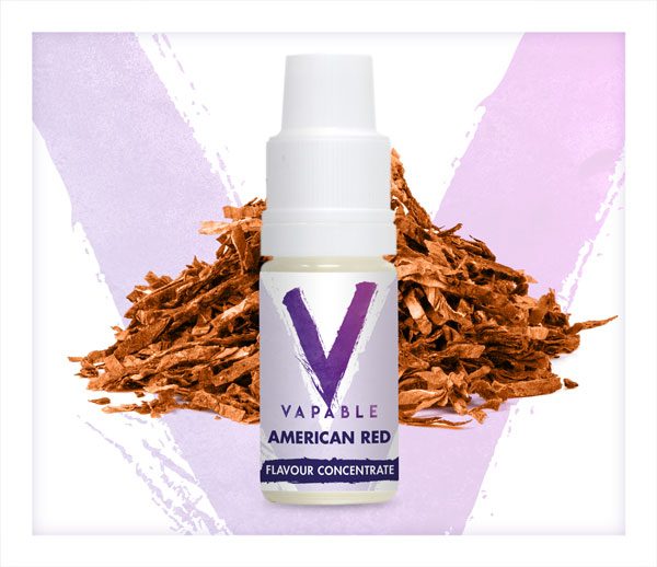 Vapable American Red Flavour Concentrate 10ml Bottle