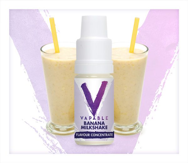 Vapable Banana Milkshake Flavour Concentrate 10ml Bottle