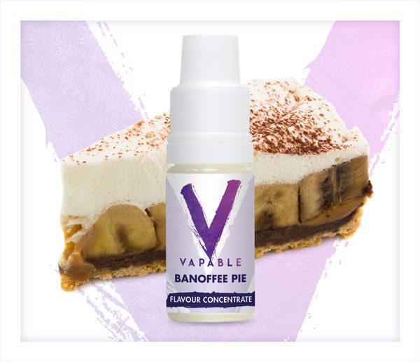 Vapable Banoffee Pie Flavour Concentrate 10ml bottle