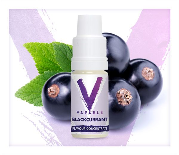 Vapable Blackcurrant Flavour Concentrate 10ml Bottle