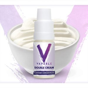 Vapable Double Cream Flavour Concentrate 10ml bottle