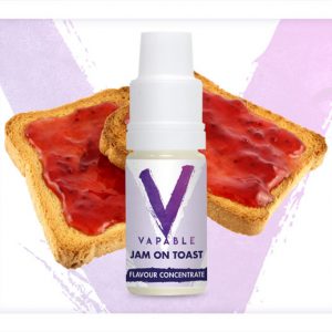 Vapable Jam on Toast Flavour Concentrate 10ml Bottle