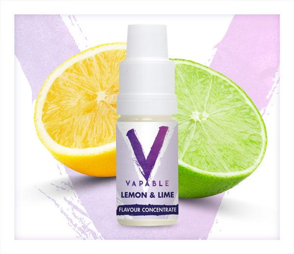 Vapable Lemon and Lime Flavour Concentrate 10ml Bottle