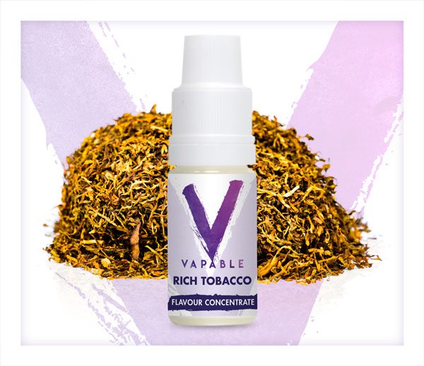 Vapable Rich Tobacco Flavour Concentrate 10ml Bottle