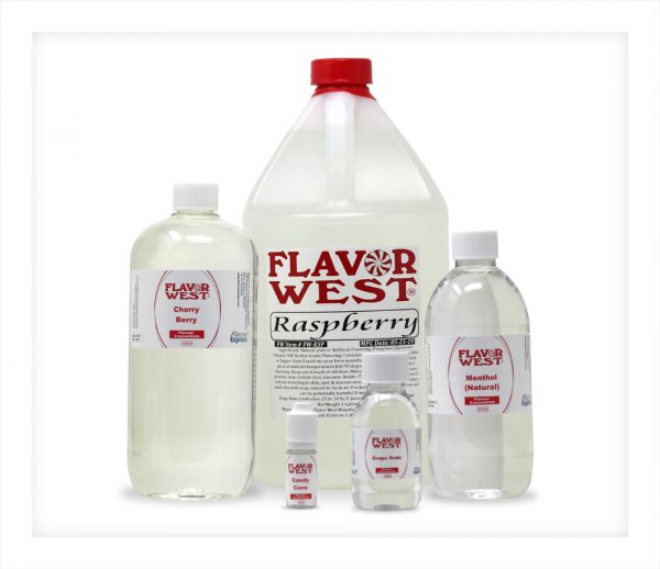 Flavor West Gallon litre 500ml 100ml 10ml bottles