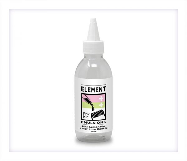 Element Emulsions Pink Lemonade and Key Lime Cookie Short Shot Longfill bottle