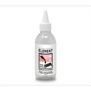 Element Emulsions Pink Lemonade and Pink Grapefruit Flavour Short Shot Longfill bottle
