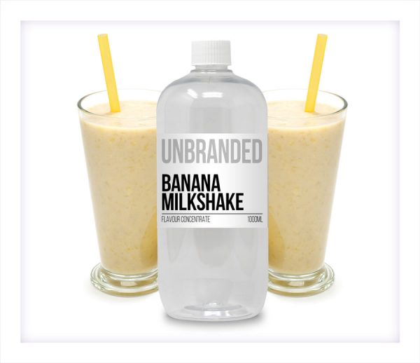 Unbranded Flavour Concentrate Banana Milkshake Bulk One shot bottle