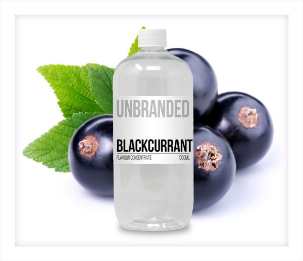Unbranded Flavour Concentrate Blackcurrant Bulk One shot bottle