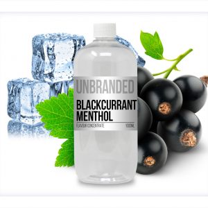 Unbranded Flavour Concentrate Blackcurrant Menthol Bulk One shot bottle