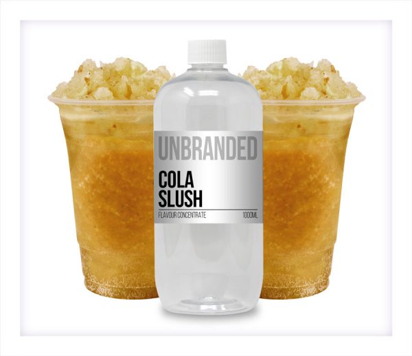 Unbranded Flavour Concentrate Cola Slush Bulk One Shot bottle