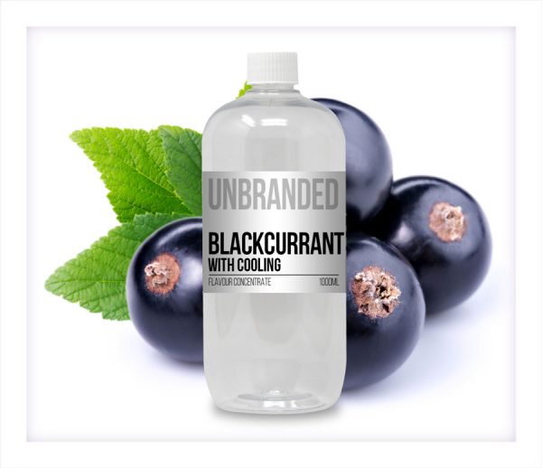 Unbranded Flavour Concentrate Blackcurrant with Cooling Bulk One Shot bottle