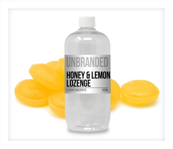 Unbranded Flavour Concentrate Honey and Lemon Lozenge Bulk One Shot bottle