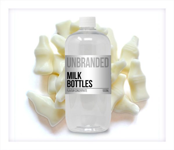 Unbranded Flavour Concentrate Milk Bottles Bulk One Shot bottle