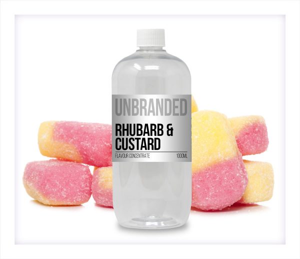 Unbranded Flavour Concentrate Rhubarb and Custard Bulk One Shot bottle