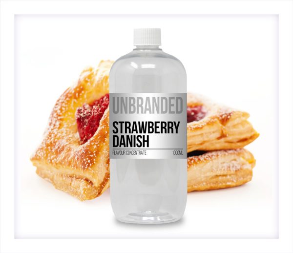 Unbranded Flavour Concentrate Strawberry Danish Bulk One Shot bottle