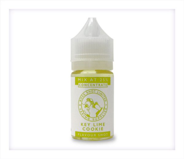 Flavour Boss Boss Shot Key Lime Cookie One Shot Flavour Concentrate bottle