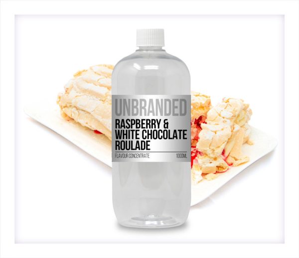 Unbranded Flavour Concentrate Raspberry and White Chocolate Roulade Bulk One Shot bottle