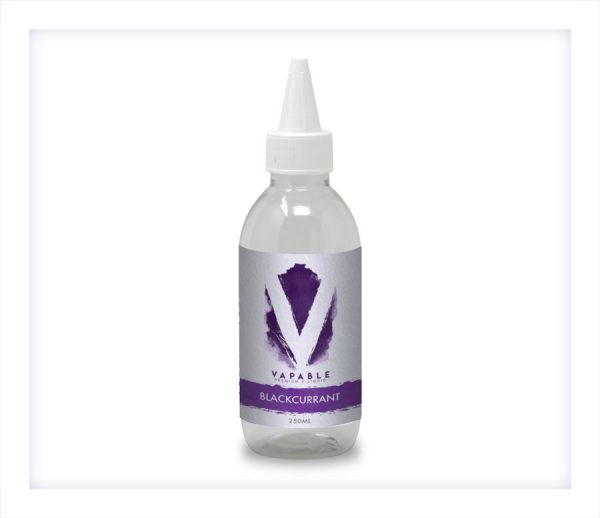 Vapable Blackcurrant Flavour Short Shot Longfill bottle