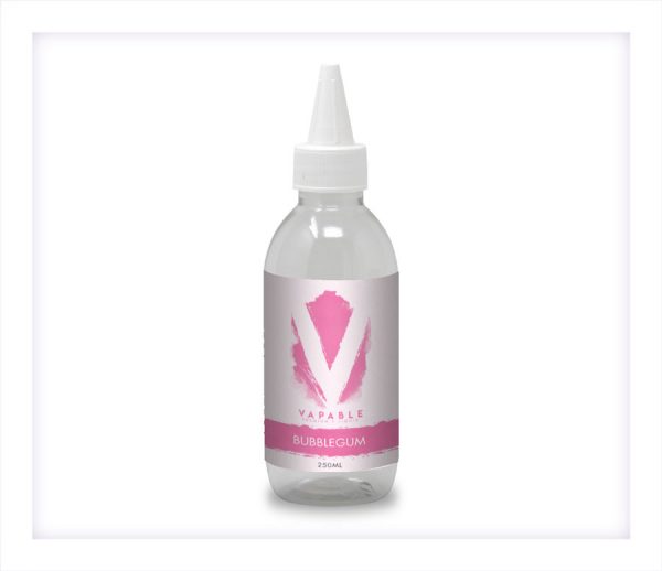 Vapable Bubblegum Flavour Short Shot Longfill bottle