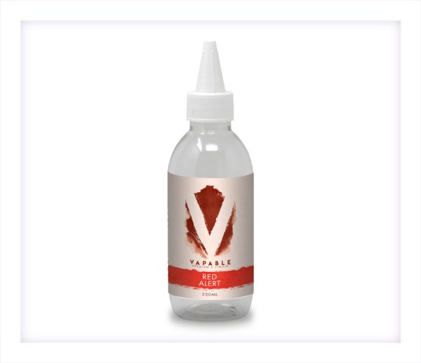 Vapable Red Alert Flavour Short Shot Longfill bottle