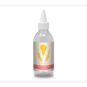 Vapable Rhubarb and Custard Flavour Short Shot Longfill bottle