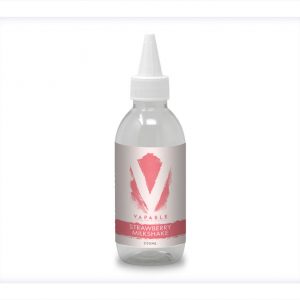 Vapable Strawberry Milkshake Flavour Short Shot Longfill bottle