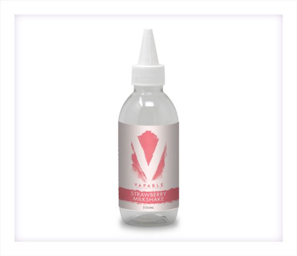 Vapable Strawberry Milkshake Flavour Short Shot Longfill bottle