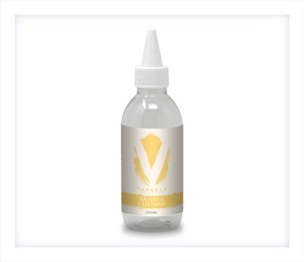Vapable Vanilla Custard Flavour Short Shot Longfill bottle