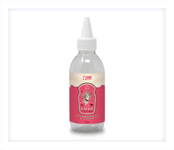 Love Potion Strawberries and Cream Flavour Short Shot Longfill bottle