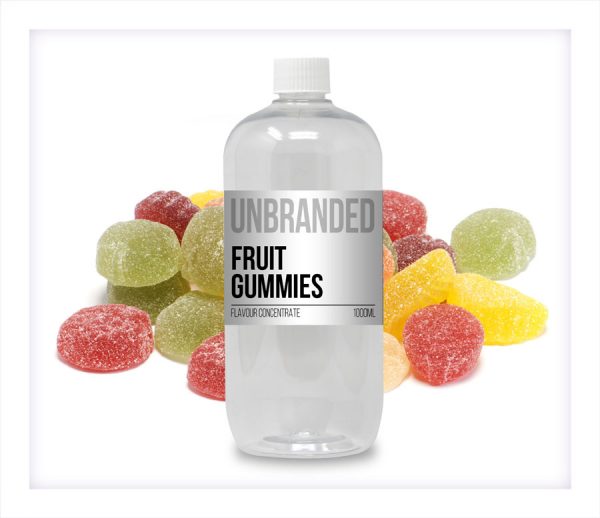 Unbranded Flavour Fruit Gummies Bulk One Shot bottle