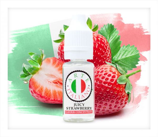 Arte Italiano Juicy Strawberry Flavour Concentrate 10ml bottle