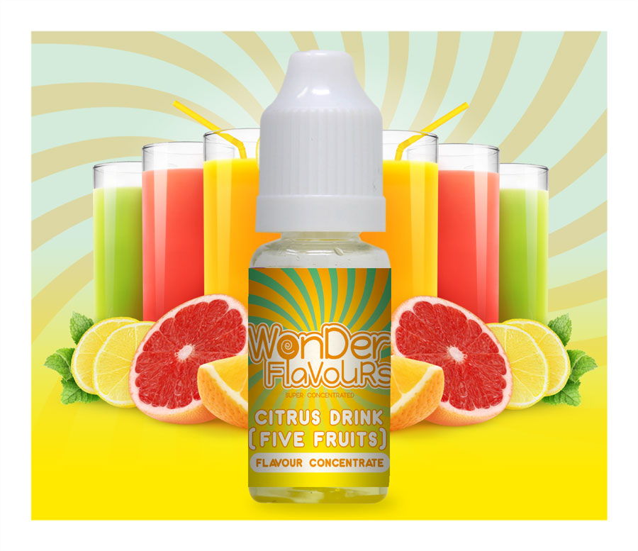 Wonder Flavours Citrus Drink (Five Fruits) Super Concentrated Wholesale