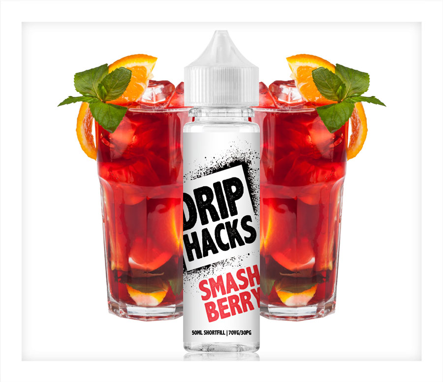 Drip Hacks, Smashberry 50ml/100ml Shortfill E liquid Wholesale