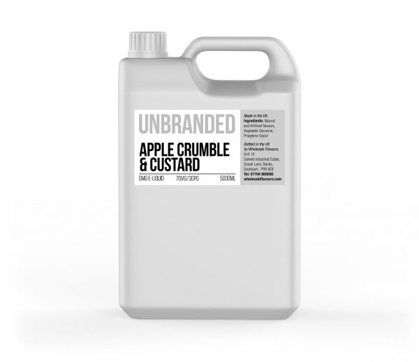 Apple Crumble and Custard Unbranded 5000ml E-Liquid