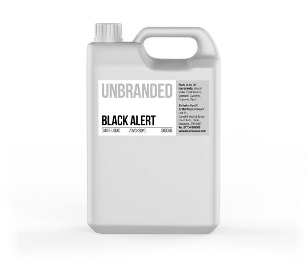 Black Alert Unbranded 5000ml E-Liquid